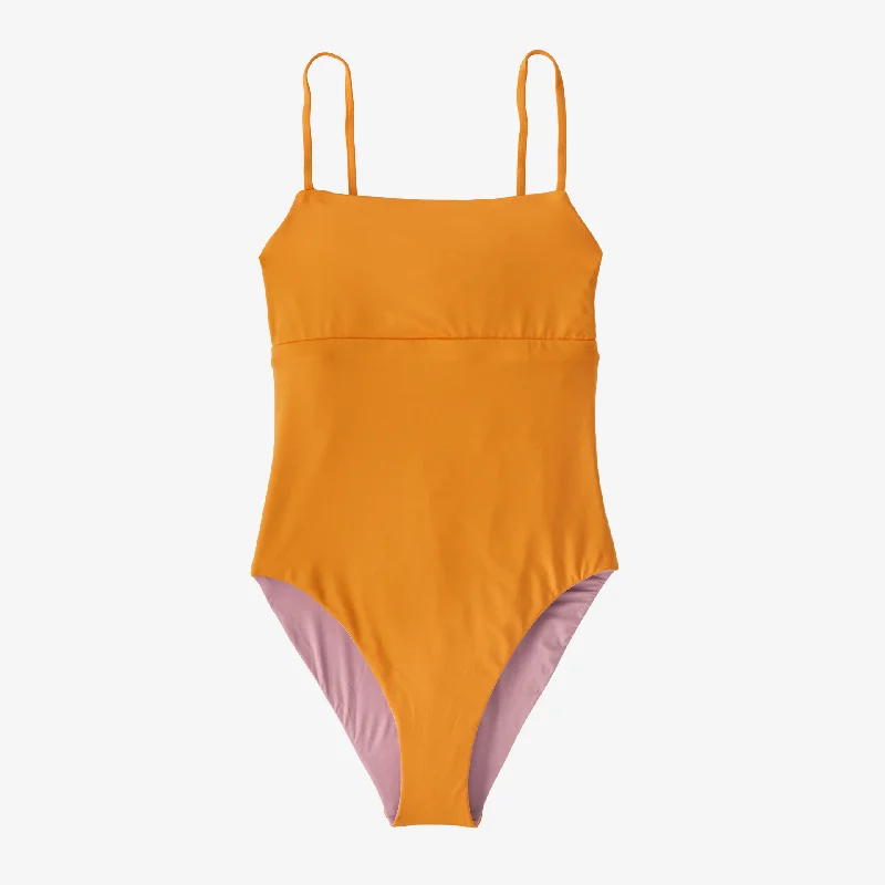 Women's Reversible Sunrise Slider One-Piece Swimsuit Stylish Cover-Up Set