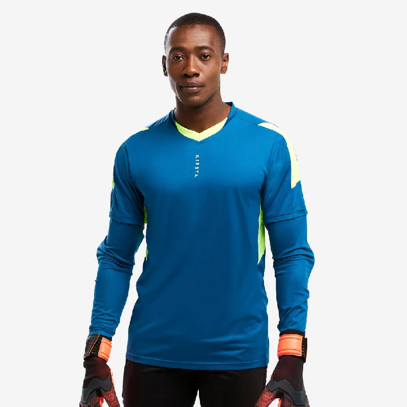 Adult Goalkeeper Shirt F500 - Blue-- Casual Formal Business