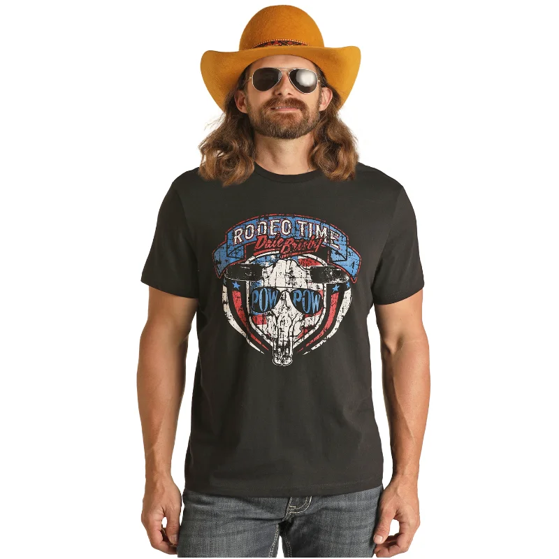 Rock & Roll Denim® Unisex Dale Brisby Rodeo Time Graphic T-Shirt RRUT21R12R-- Faux Fur Fabric Real Fur Fabric Shearling Fabric Rock & Roll Denim® Unisex Dale Brisby Rodeo Time Graphic T-Shirt RRUT21R12R-- Faux Fur Fabric Real Fur Fabric Shearling Fabric