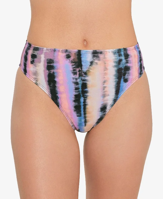Juniors' Printed High-Waist Swimsuit Bottoms Bold Swimsuit Design