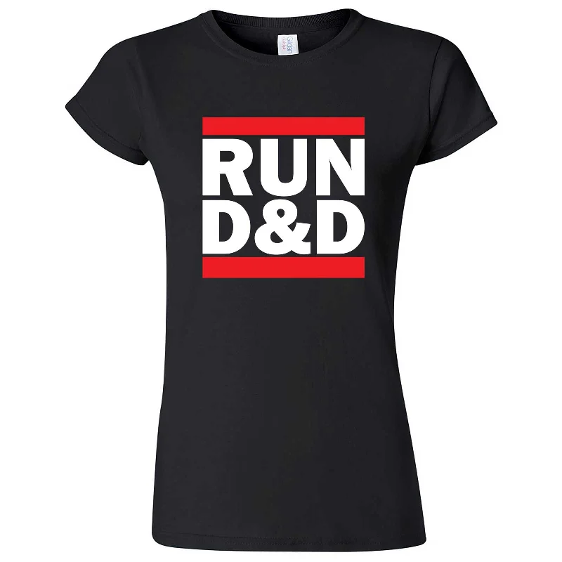 "Run D&D" women's t-shirt-- Cozy Warm Stylish