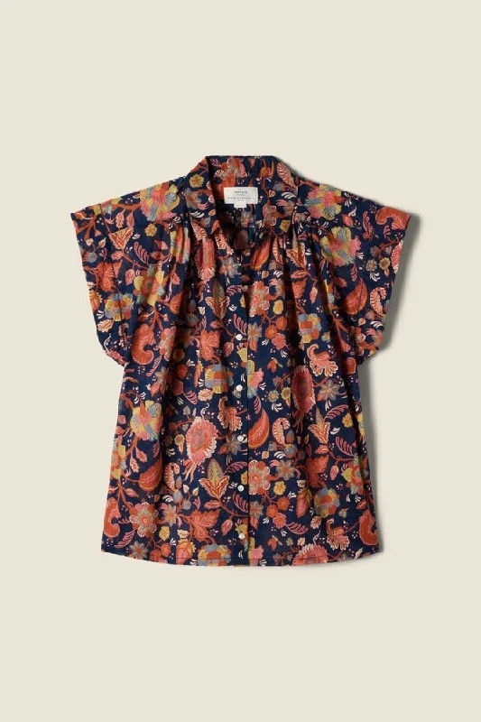 TROVATA Della Shirt-- Fleece Fabric Down Fabric Feather Fabric