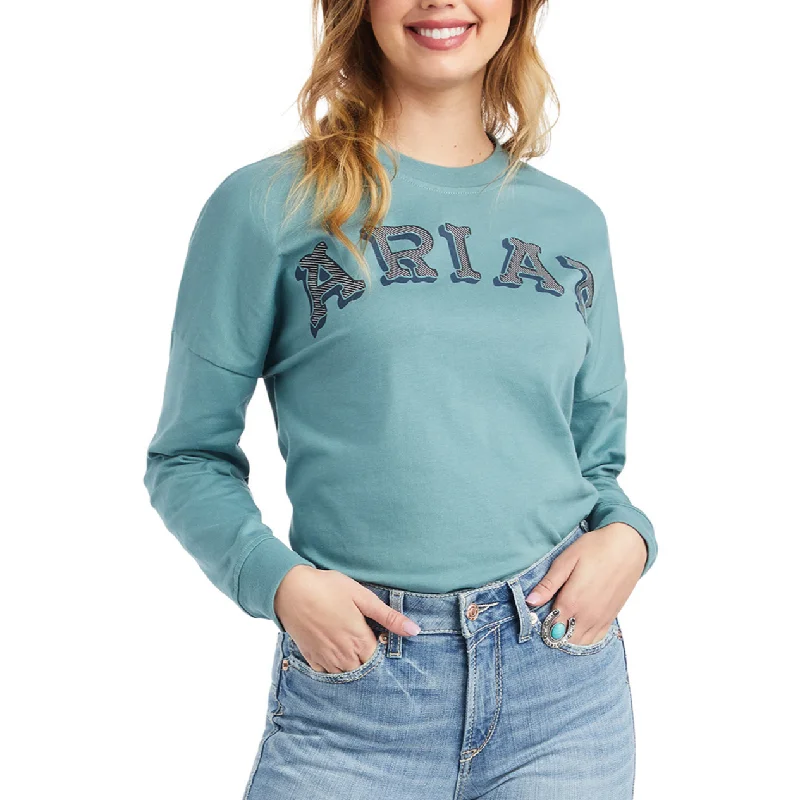 Ariat® Ladies R.E.A.L™ Oversized Arctic Shirt 10042148-- Satin Blend Silk Blend Wool Blend