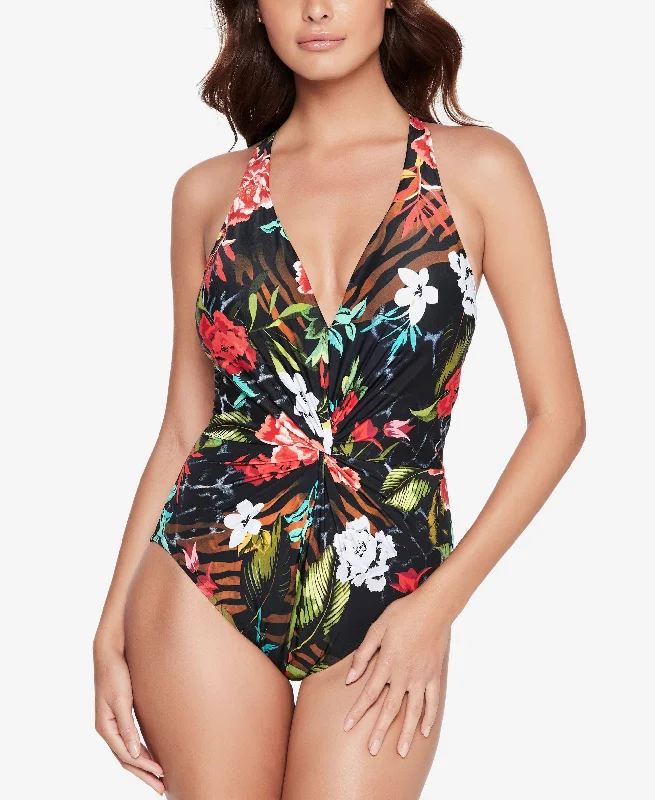 Muse Drew One-Piece Swimsuit Sporty Swim Shorts