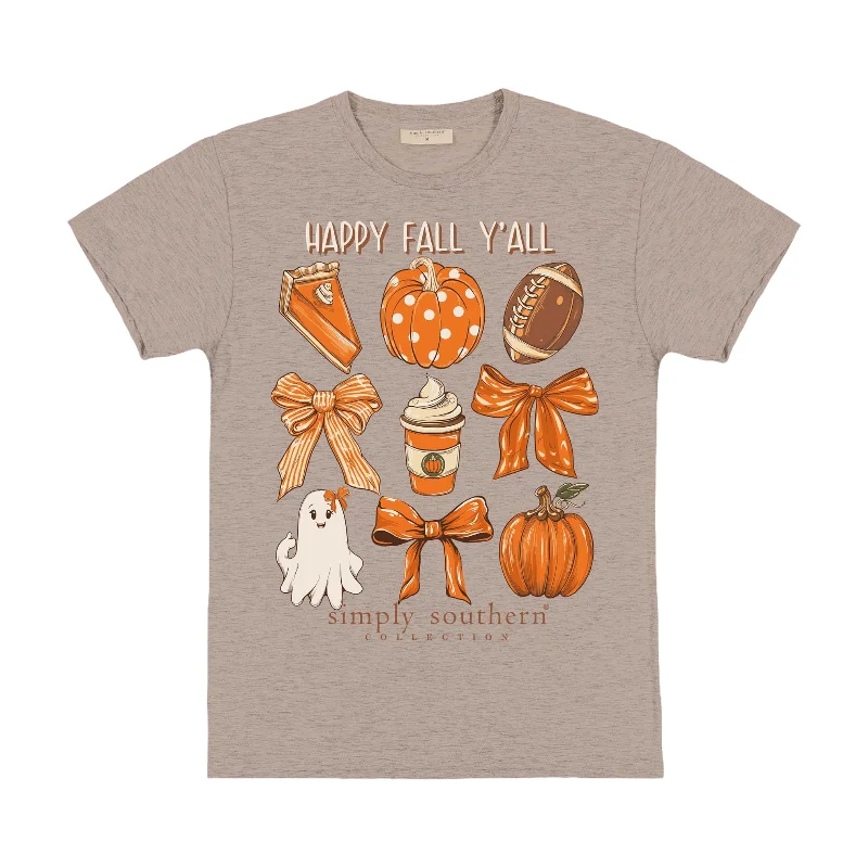 Simply Southern Ladies Pie Light Heather Brown T-Shirt SS-PIE-OATHTHR-- Polka Dot Checkered Tartan Simply Southern Ladies Pie Light Heather Brown T-Shirt SS-PIE-OATHTHR-- Polka Dot Checkered Tartan