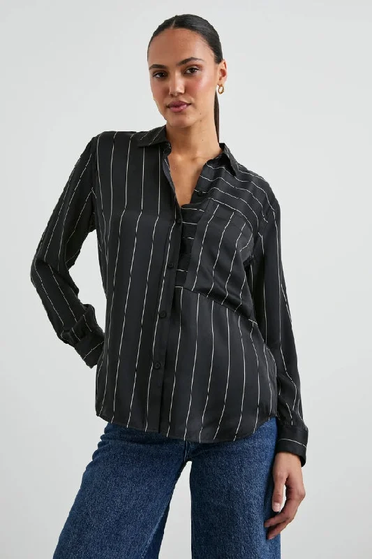 FINAL SALE: RAILS Spencer Shirt-- Asymmetrical Pockets Print