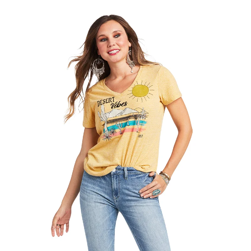 Ariat® Ladies Desert Vibes Symphonic Sunset T-Shirt 10039818-- Anti-Shrink Durable Soft Ariat® Ladies Desert Vibes Symphonic Sunset T-Shirt 10039818-- Anti-Shrink Durable Soft