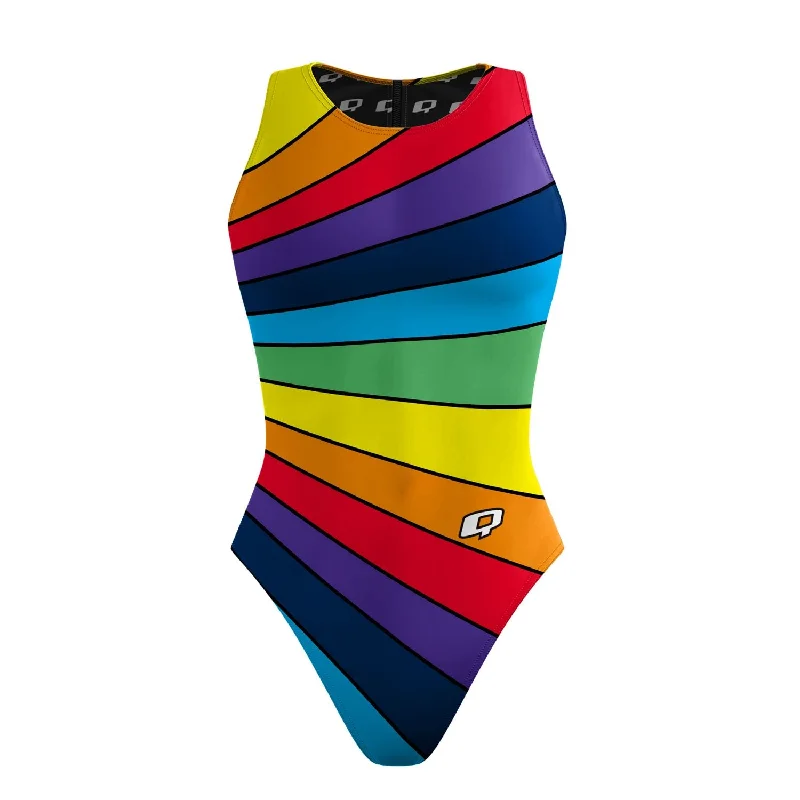 Dream Coat - Women Waterpolo Swimsuit Classic Cut Ruched Swimwear Set