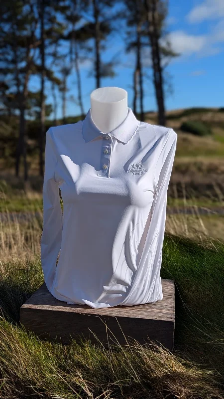 Peter Millar Lightweight Long Sleeve Sun Shirt-- Plaid T-Shirt Polka Dot Checkered