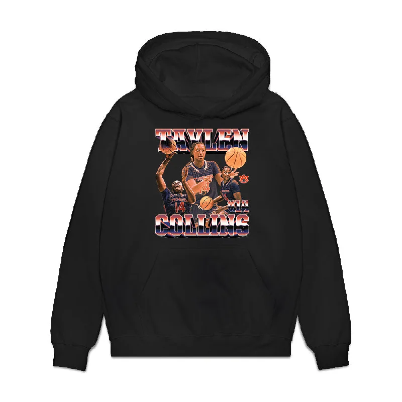 Auburn - NCAA Women's Basketball : Taylen Collins - Premium Hooded Sweatshirt Hoodie with Pocket Utility Practical Auburn - NCAA Women's Basketball : Taylen Collins - Premium Hooded Sweatshirt Hoodie with Pocket Utility Practical