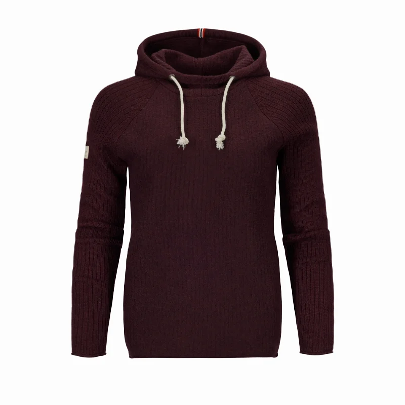 Amundsen Sports (Sample) - Women's Boiled Hoodie - Heather Hoodie with Button Classic Timeless