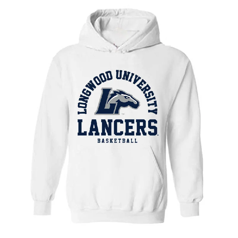 Longwood - NCAA Women's Basketball : Berkeley Whitten - Classic Shersey Hooded Sweatshirt Hoodie with Magnetic Closure Innovative Modern