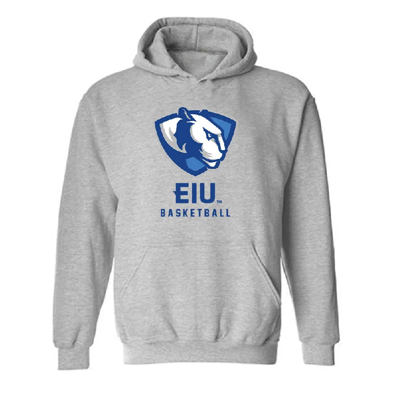 EIU - NCAA Women's Basketball : Lalani Ellis - Hooded Sweatshirt Hoodie with Hem Fringe Bohemian Relaxed