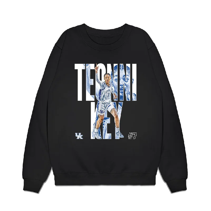 Kentucky - NCAA Women's Basketball : Teonni Key - Premium Crewneck Sweatshirt Hoodie with Logo Branding Identity