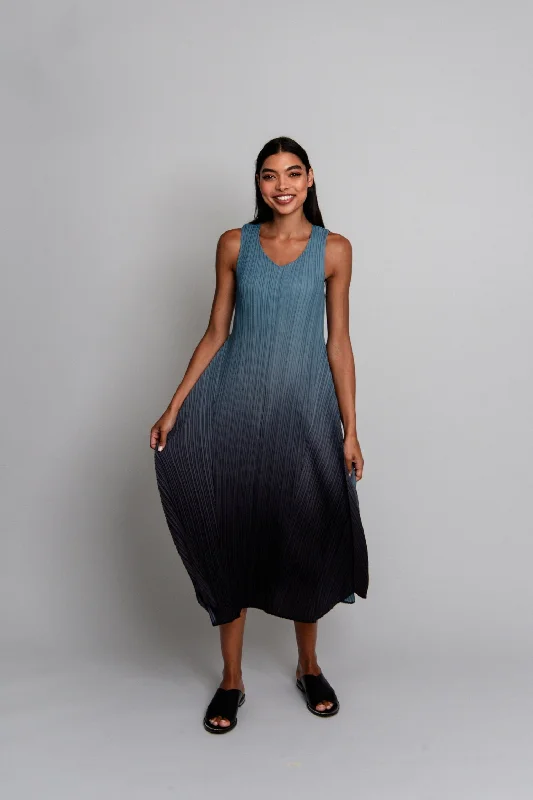 Alquema - AD1072L-BS Long Estrella Dress Turtleneck Warm Winter