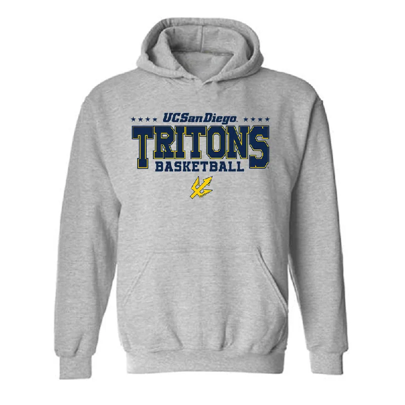 UCSD - NCAA Women's Basketball : Gabby Louther - Classic Fashion Shersey Hooded Sweatshirt Hoodie with Strings Custom Fit Adjustable