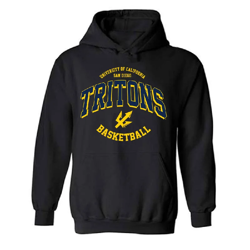 UCSD - NCAA Women's Basketball : Gabby Louther - Classic Fashion Shersey Hooded Sweatshirt Hoodie with Ribbed Cuffs Snug Fit Comfort