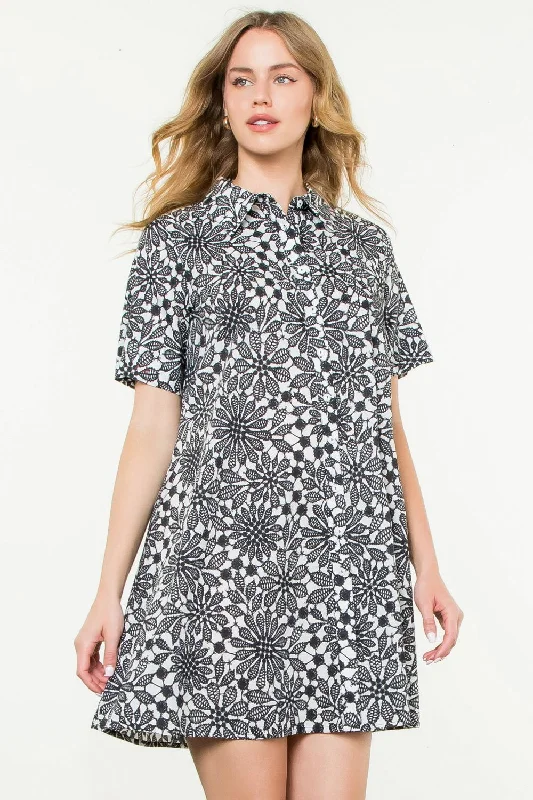 Caroline Floral Dress Tunics Corduroy durable