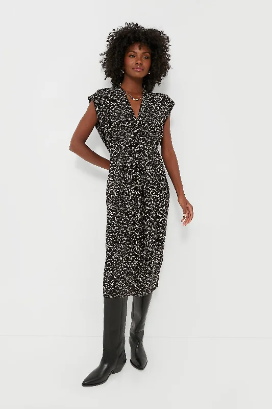 Black Epolia Dress Tunics Prom sequined