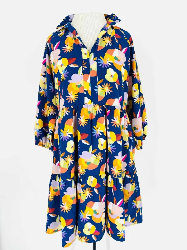 Size S Navy/Multi Floral Dresses Dress Tunics Party sparkling