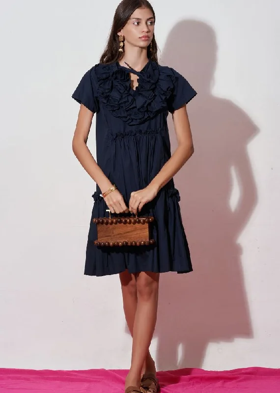 Eliza Navy Dress Tunics Vintage classic