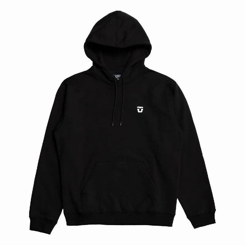 Union Binding - Unisex Premium Hoodie - Black Hoodie with Drawcord Adjustable Secure