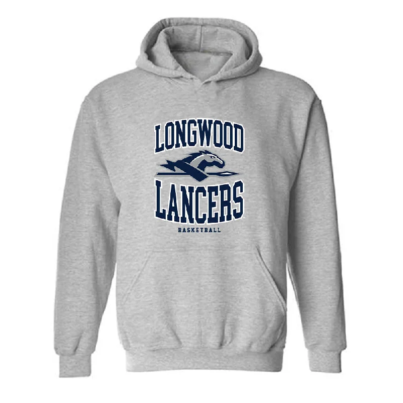 Longwood - NCAA Women's Basketball : Berkeley Whitten - Classic Shersey Hooded Sweatshirt Hoodie with Snap Buttons Easy Quick