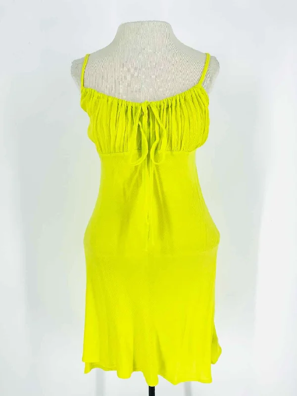 Size M Lime Green Keyhole NEW Dresses Dress Tunics Long Elegant