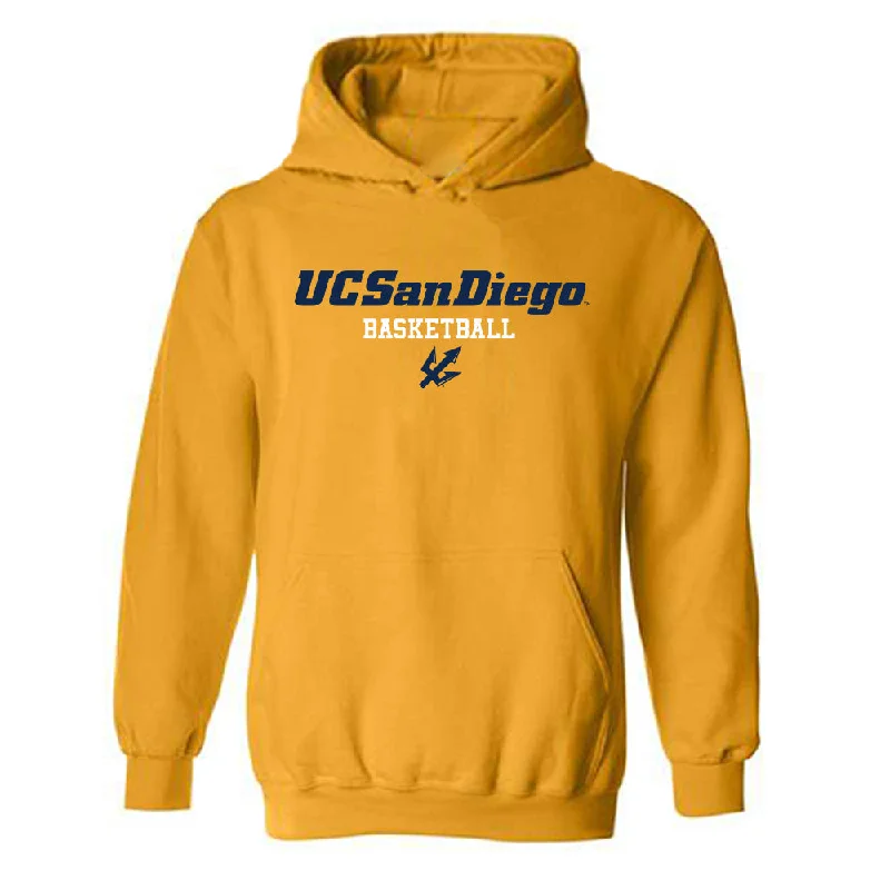 UCSD - NCAA Women's Basketball : Gabby Louther - Classic Shersey Hooded Sweatshirt Hoodie with Hood Adjustable Protection