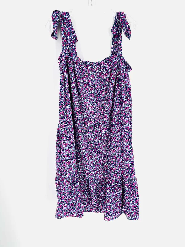 Haptics Size 2X Bl/Pk/Wh Floral Bow(s) PLUS Dress-Plus Tunics Trousers formal