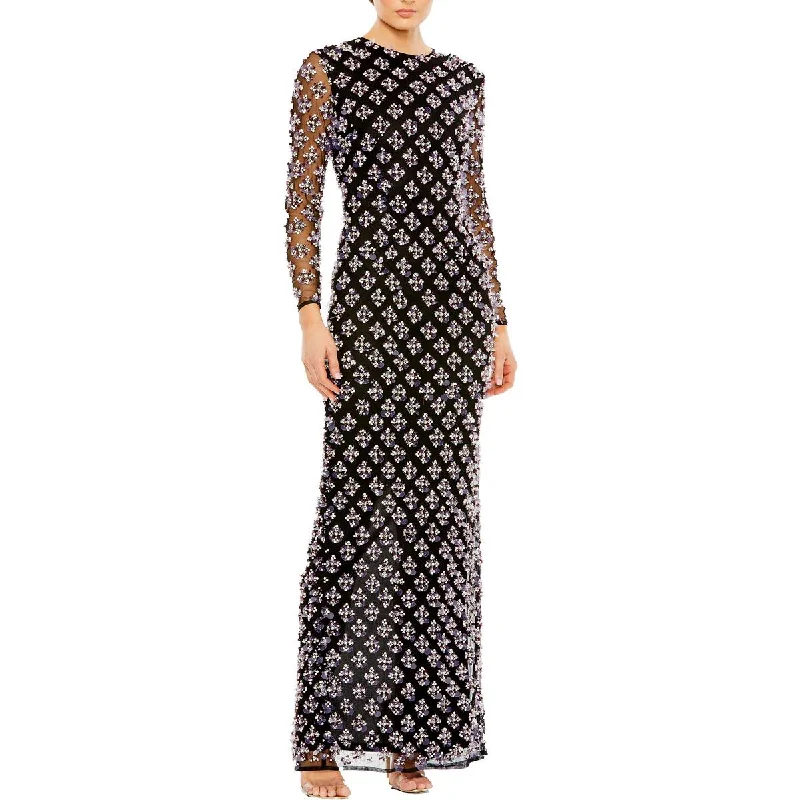 Womens Embellished Formal Evening Dress Tunics Trousers formal
