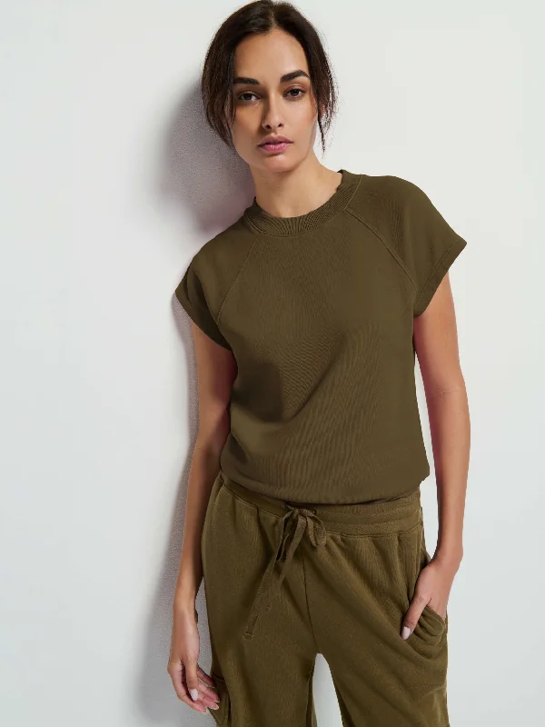 Osee Sweatshirt Hoodie with High-Low Hem Asymmetrical Trendy