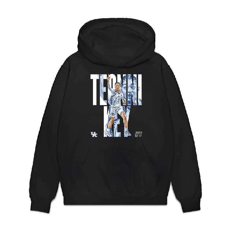 Kentucky - NCAA Women's Basketball : Teonni Key - Premium Hooded Sweatshirt Hoodie with Pocket Utility Practical