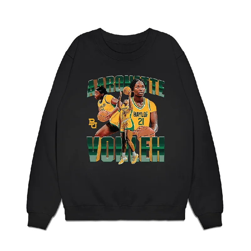 Baylor - NCAA Women's Basketball : Aaronette Vonleh - Premium Crewneck Sweatshirt Hoodie with Slit Hem Functional Movement