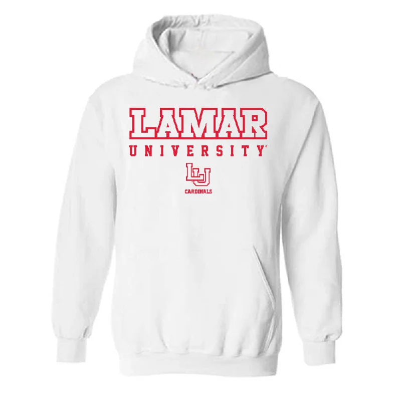 Lamar - NCAA Women's Basketball : Sabria Dean - Classic Shersey Hooded Sweatshirt Hoodie with Fur Luxurious Winter