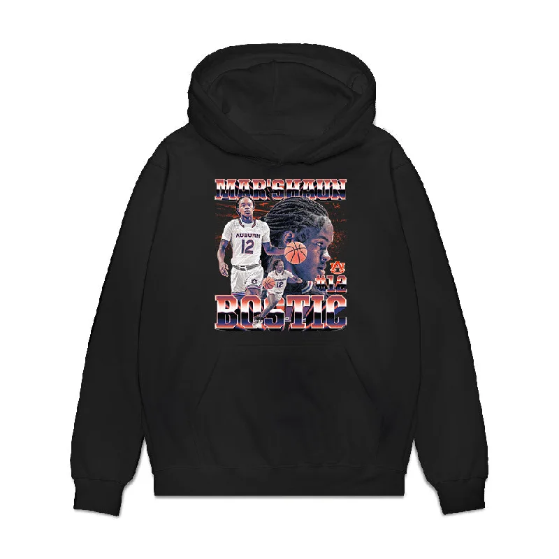 Auburn - NCAA Women's Basketball : Mar'shaun Bostic - Premium Hooded Sweatshirt Hoodie with Logo Branding Identity Auburn - NCAA Women's Basketball : Mar'shaun Bostic - Premium Hooded Sweatshirt Hoodie with Logo Branding Identity