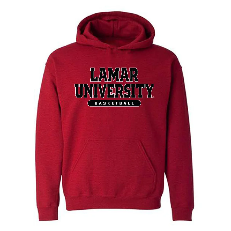 Lamar - NCAA Women's Basketball : Sabria Dean - Classic Shersey Hooded Sweatshirt Hoodie with Patch Decorative Personalized