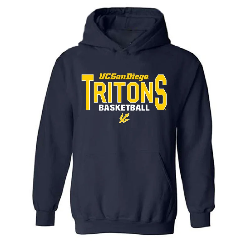 UCSD - NCAA Women's Basketball : Gabby Louther - Classic Shersey Hooded Sweatshirt Hoodie with Ribbed Hem Stretchable Secure