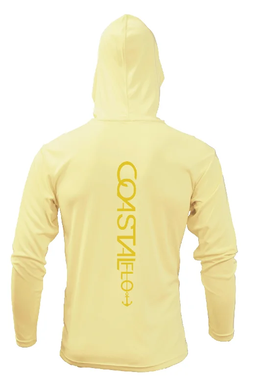 Hoodie Xtreme-Tek Performance UPF 50 Long Sleeve - Canary Hoodie with Relaxed Fit Easy Casual