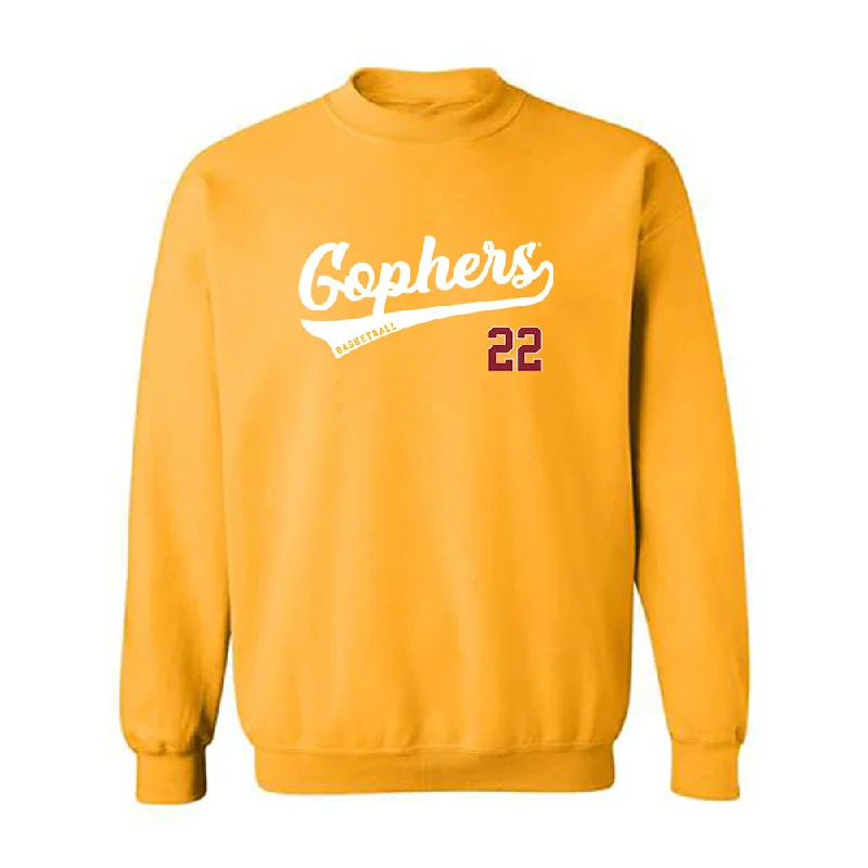 Minnesota - NCAA Women's Basketball : Kennedy Klick - Classic Shersey Crewneck Sweatshirt Hoodie with Slim Fit Tailored Modern