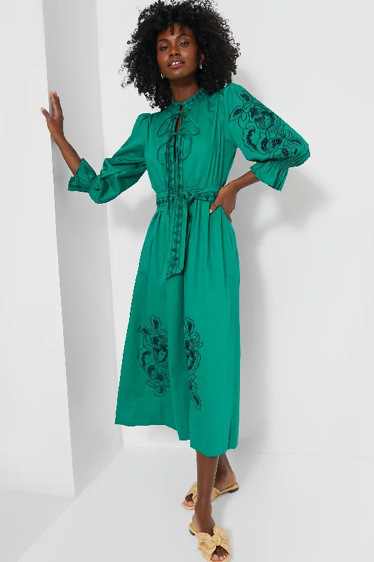 Emerald Florence Dress Tunics Velvet soft