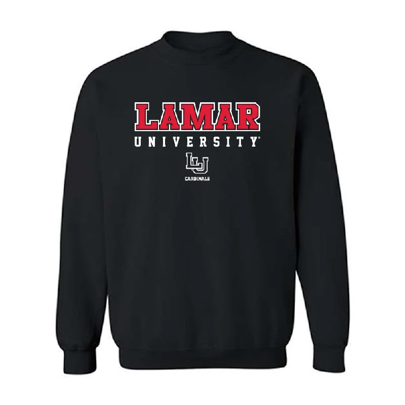 Lamar - NCAA Women's Basketball : Sabria Dean - Classic Shersey Crewneck Sweatshirt Hoodie with Lace Feminine Delicate Lamar - NCAA Women's Basketball : Sabria Dean - Classic Shersey Crewneck Sweatshirt Hoodie with Lace Feminine Delicate