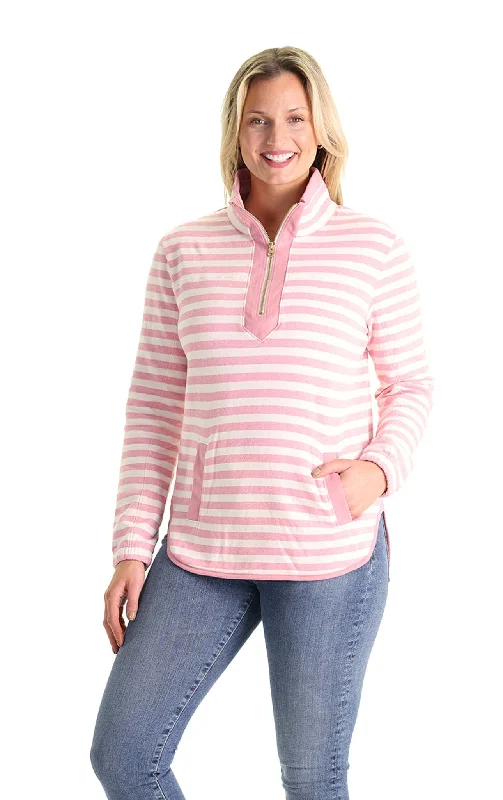 Tory Tunic Sweatshirt Hoodie with Hem Embroidery Detailed Premium