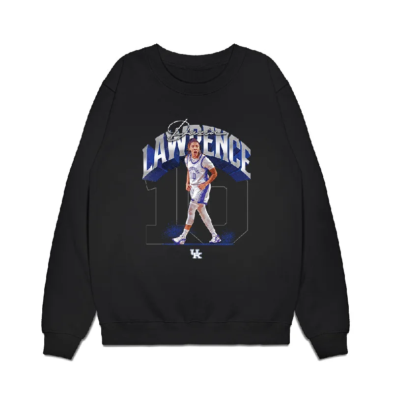 Kentucky - NCAA Women's Basketball : Dazia Lawrence - Player Collage Premium Crewneck Sweatshirt Hoodie Jacket Zipper Layering