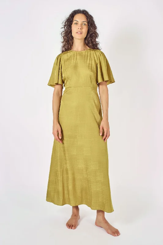 Traffic People Circle of Trust Rene Dress in Olive   - COT12563029 Tunics Exclusive limited