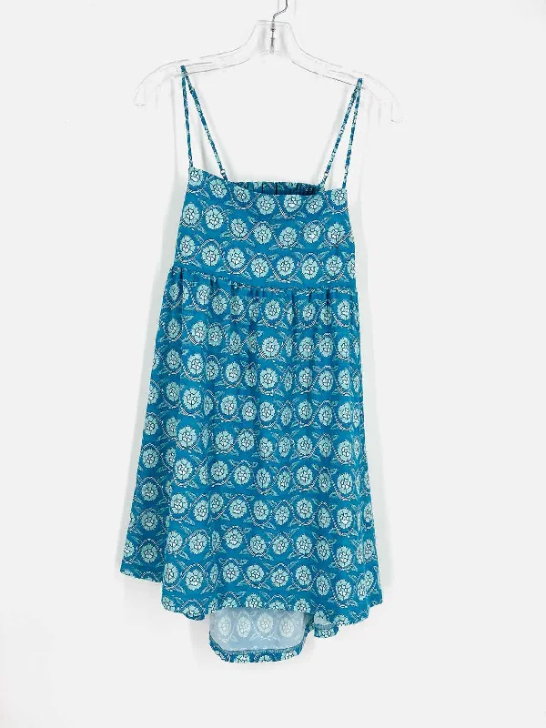 Size S Blue/Aqua Floral Dresses Dress Tunics Luxurious high-end
