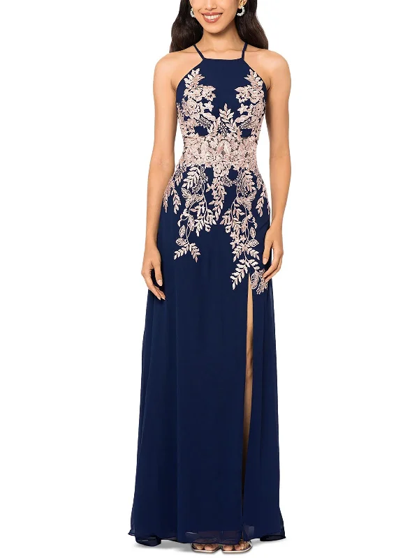 Womens Embellished Long Evening Dress Tunics Office stylish