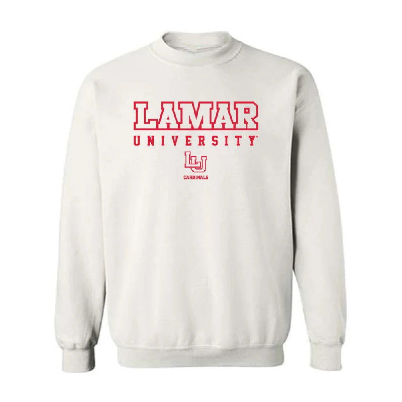 Lamar - NCAA Women's Basketball : Sabria Dean - Classic Shersey Crewneck Sweatshirt Hoodie with Mesh Breathable Sporty Lamar - NCAA Women's Basketball : Sabria Dean - Classic Shersey Crewneck Sweatshirt Hoodie with Mesh Breathable Sporty