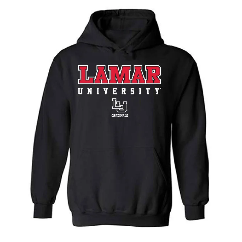 Lamar - NCAA Women's Basketball : Sabria Dean - Classic Shersey Hooded Sweatshirt Hoodie with Button Classic Timeless