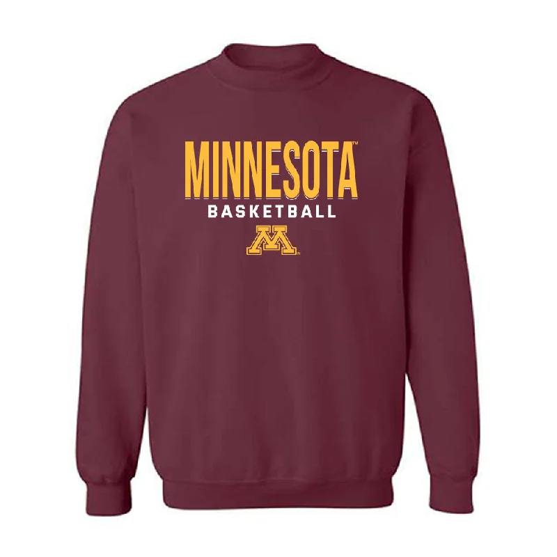 Minnesota - NCAA Women's Basketball : Kennedy Klick - Classic Shersey Crewneck Sweatshirt Hoodie with Distressed Vintage Worn